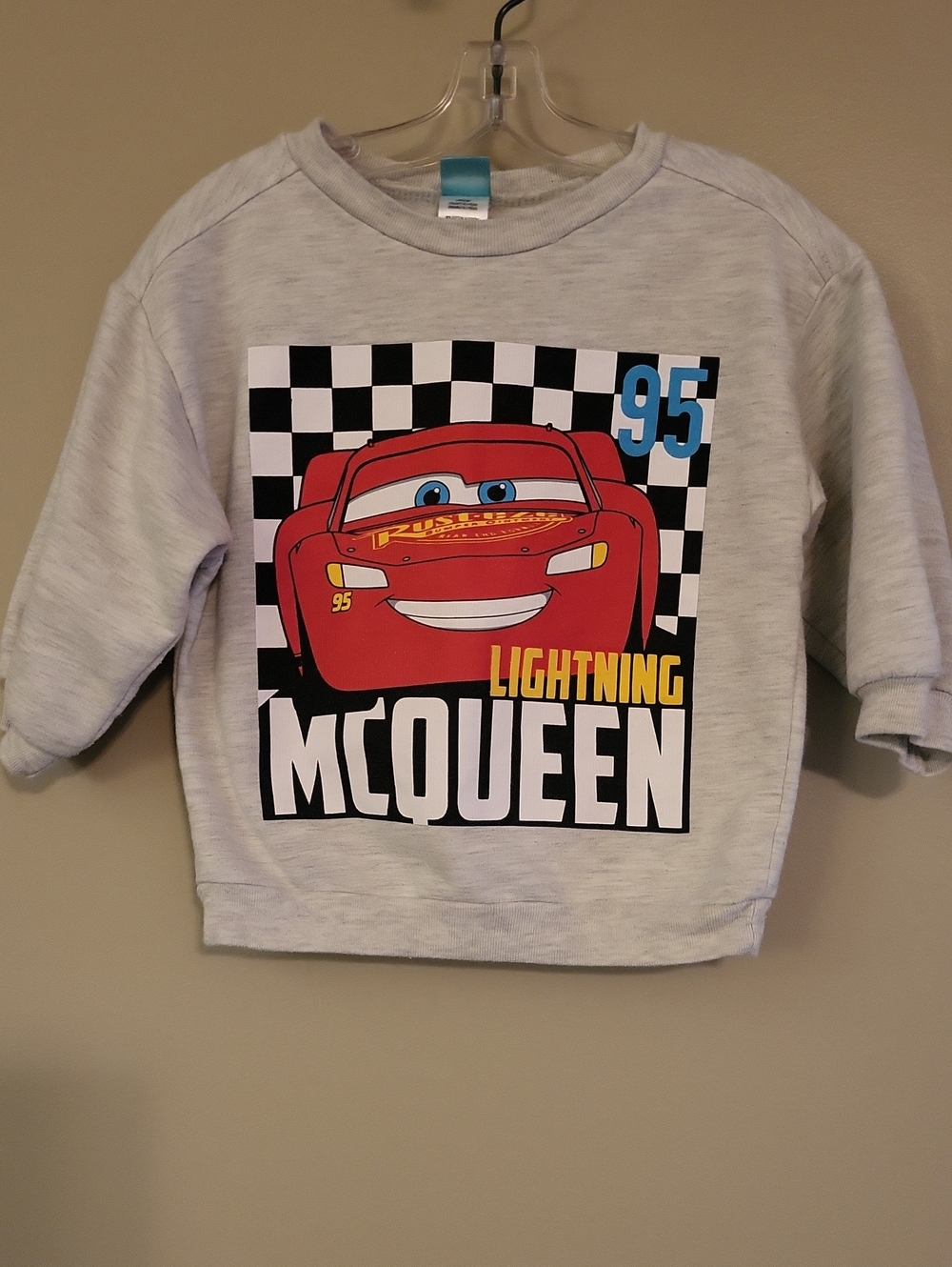 Disney Lightning McQueen light grey sweatshirt